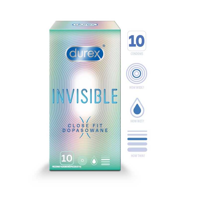 durex invisible close fit n10