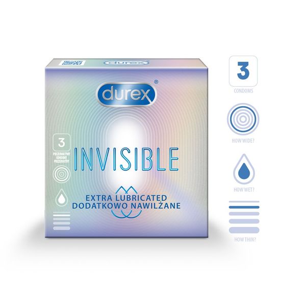 durex invisible extra lubricated n3