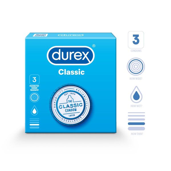Durex Classic 3 pak