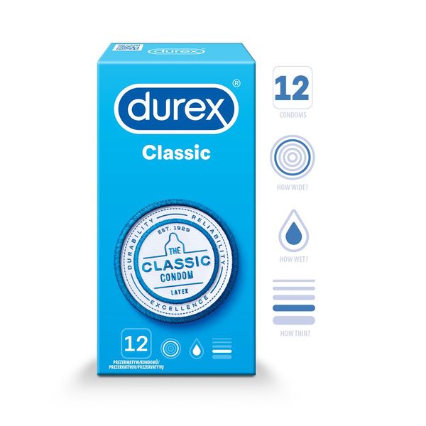 Durex Classic 12 pak